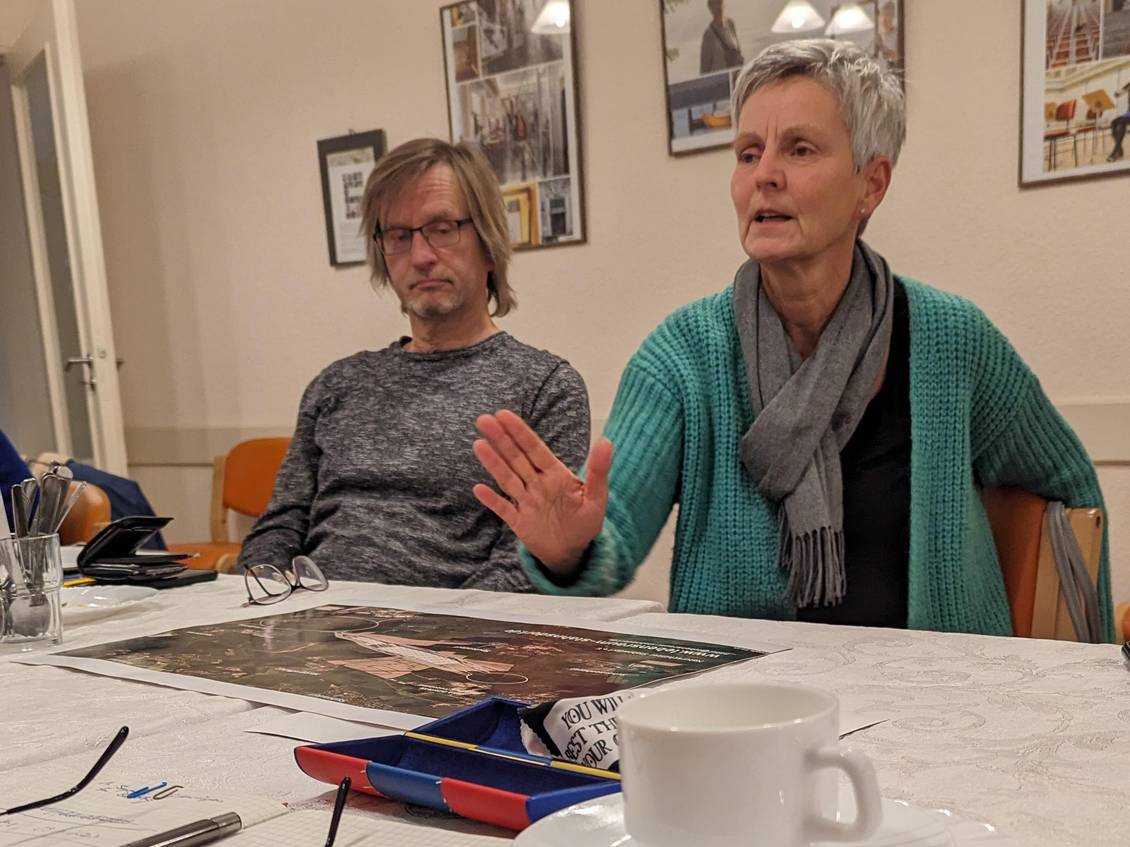 LINKE NTKS traf sich mit der BI, die sich gegen ein ICE-Werk in der Gemarkung Stahnsdorf engagiert